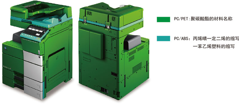 柯尼卡美能達彩色復印機bizhubC658系列的機身使用再生材料-科頤辦公 柯尼卡美能達彩色復印機bizhubC658系列的機身使用再生材料-科頤辦公