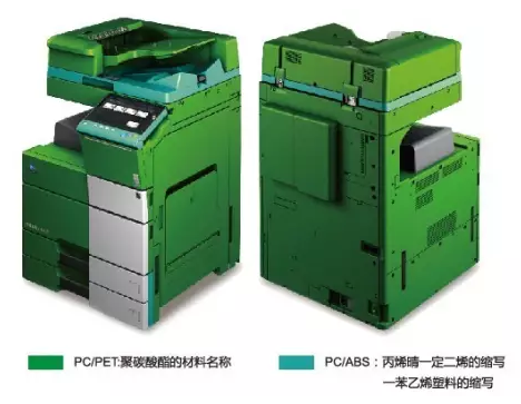 70%主機(jī)材料采用再生PC/ABS和生物塑料 70%主機(jī)材料采用再生PC/ABS和生物塑料